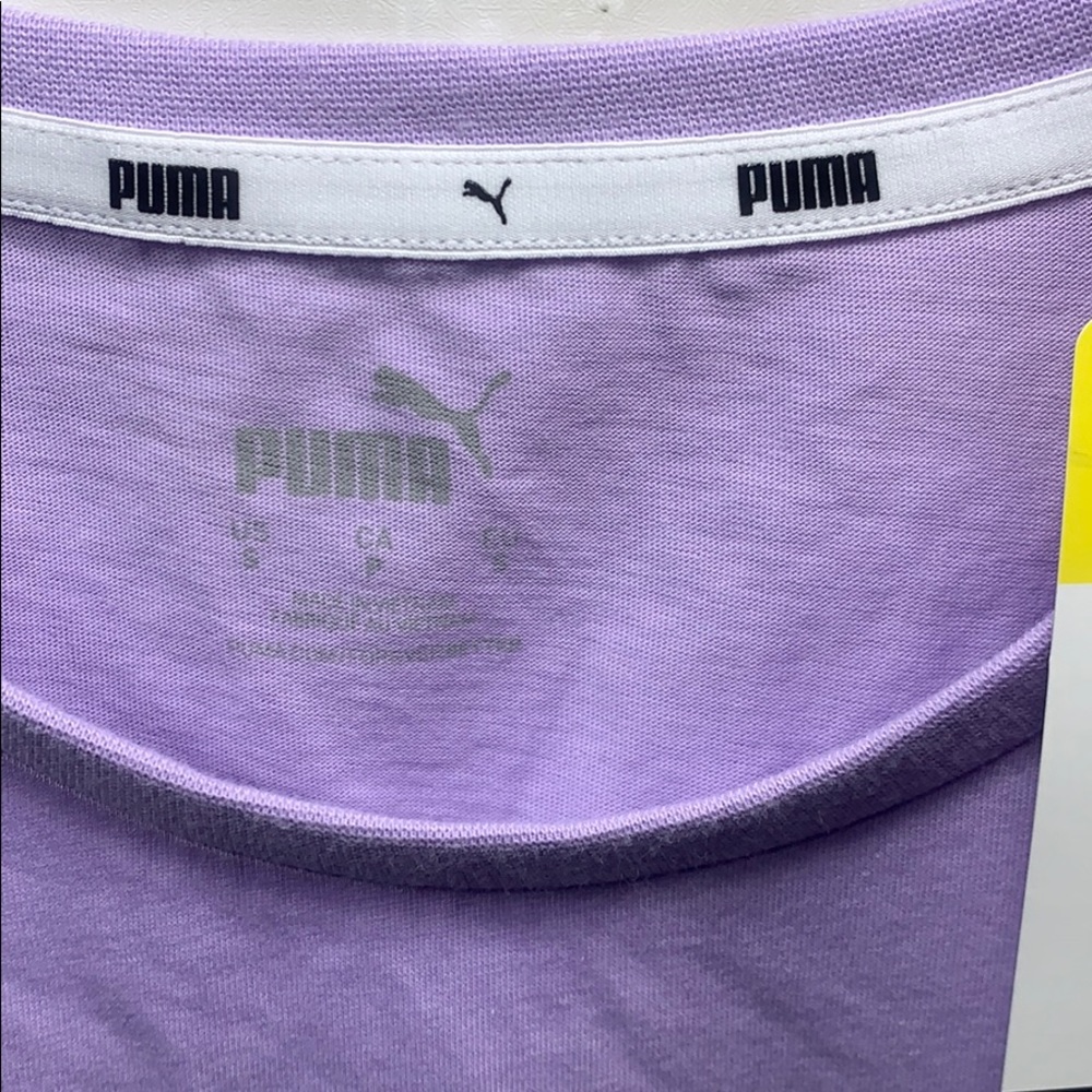 New Puma Lavender Crewneck T-shirt Sz. Small - Picture 9 of 11